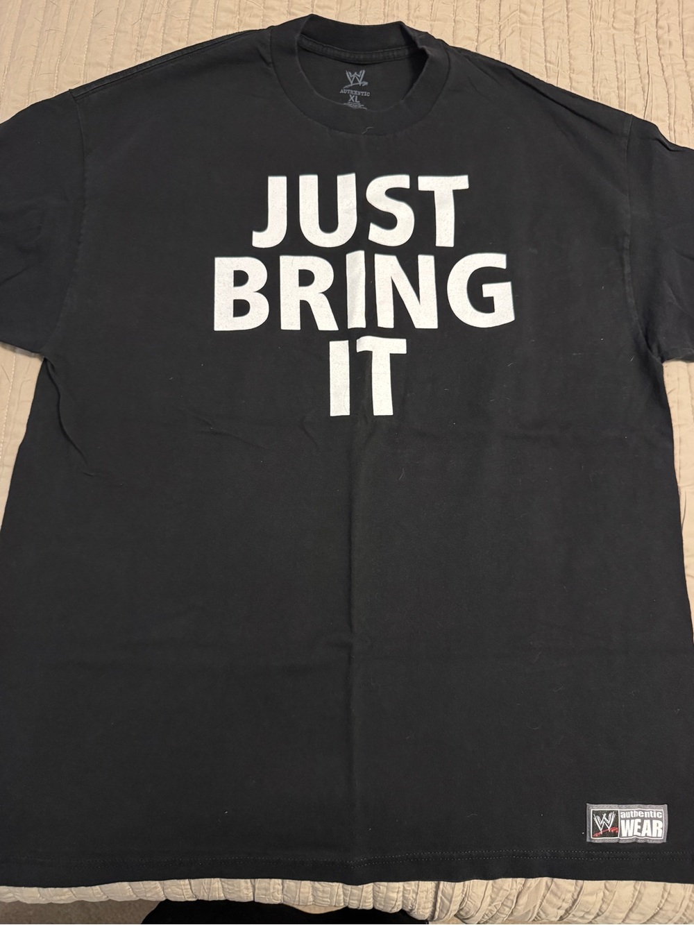 WWE Black 'Just Bring It' Graphic Tee